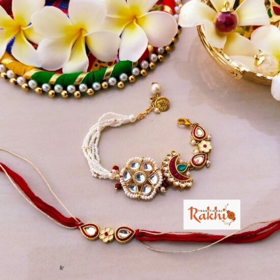 Set of Two Traditional Handmade Rakhis