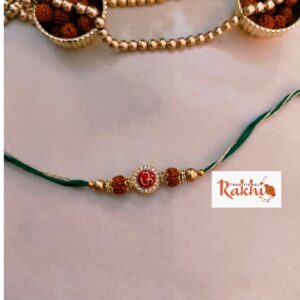 Divine Om Rudraksha Rakhi