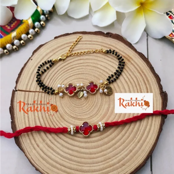 Matching Bhaiya Bhabhi Rakhi Set - Image 3