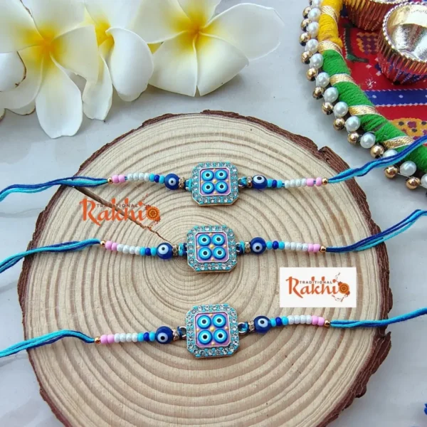 Evil Eye Protection Rakhi Set (1pcs) - Image 2