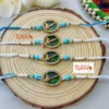 Peacock Flute Rakhi Set (1pcs)