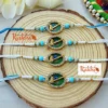 Peacock Flute Rakhi Set (1pcs) - Image 2