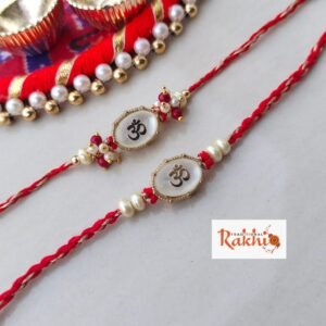 Auspicious Om Symbol Rakhi for Bhai - Traditional & Sacred Bond (1Pcs)