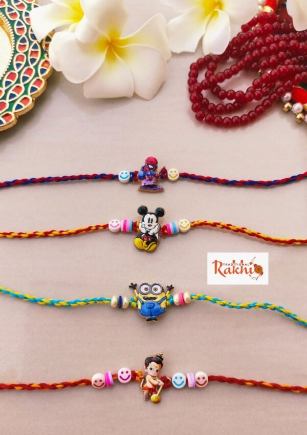 Kids' Cartoon Character Rakhis Assortment (1PCS)