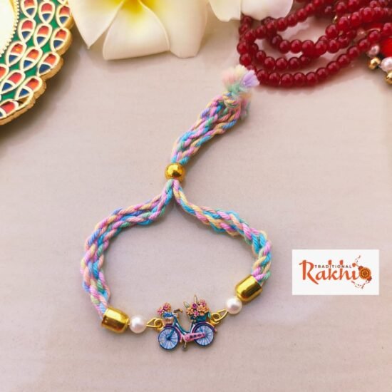 Pastel Bicycle Rakhi
