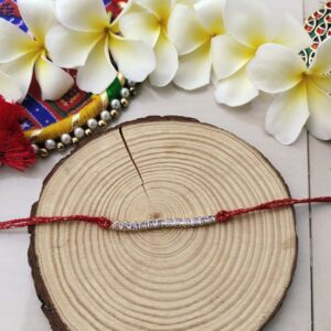 Sleek Stone Line Rakhi