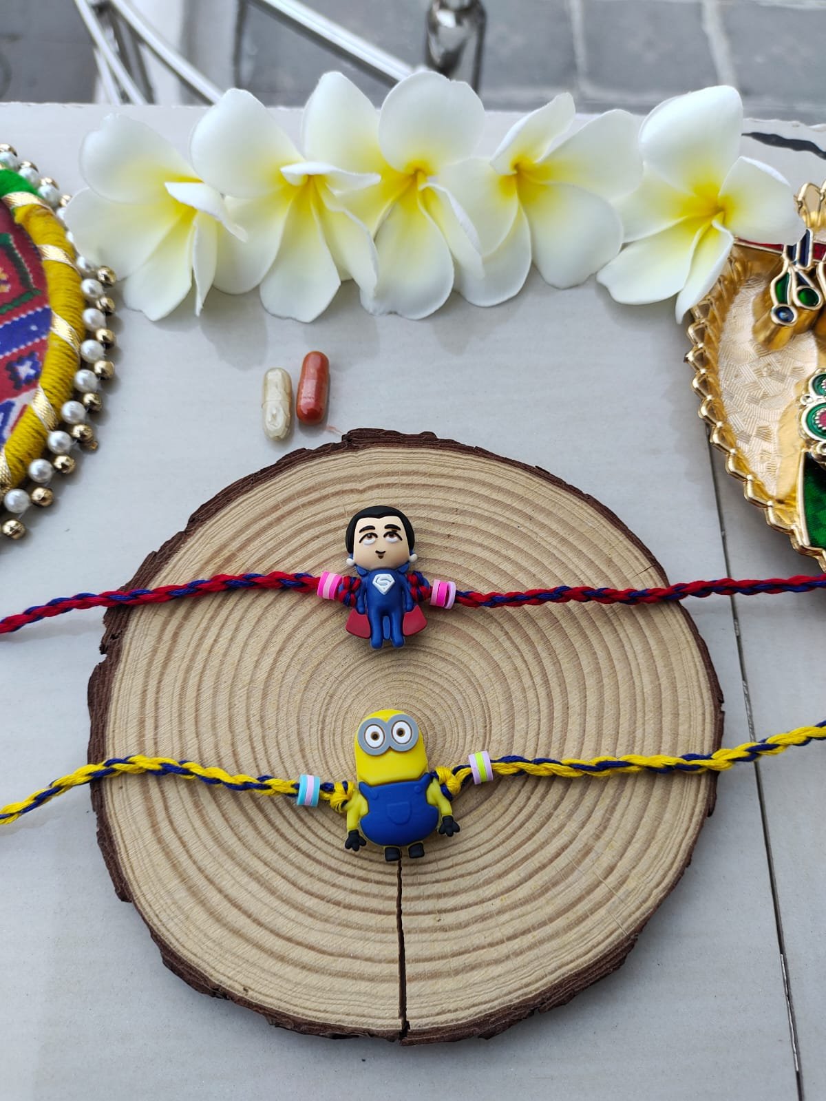 Cute Minion Character Designer Kids Rakhi (Single Piece) - Image 2