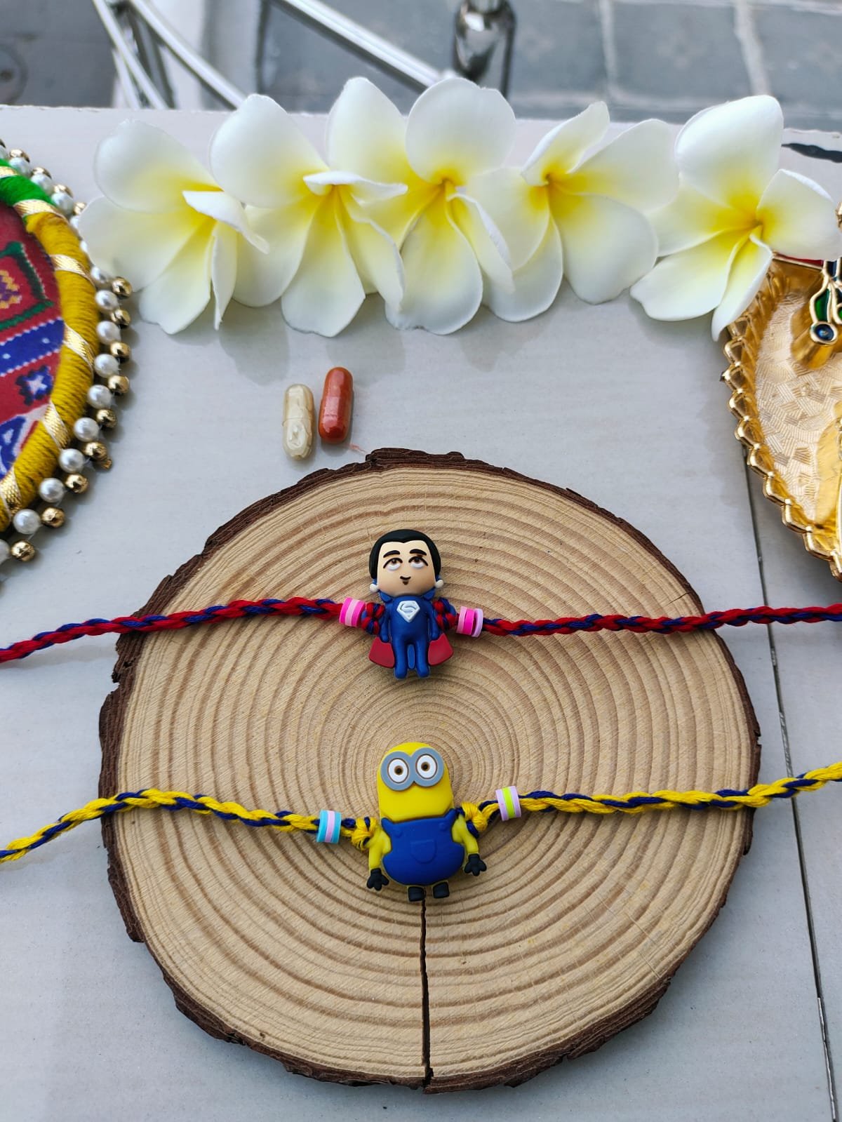 Cute Minion Character Designer Kids Rakhi (Single Piece) - Image 3