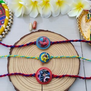 Interactive Fidget Spinner Superhero Character Kids Rakhi (Single Piece)