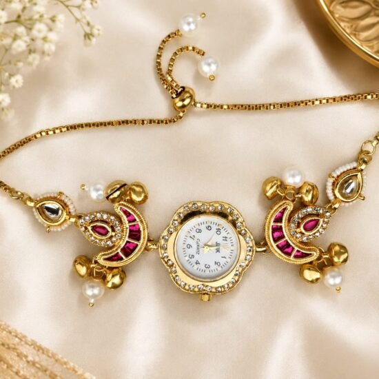 Premium Chand Kashmiri Adjustable Slider Watch For Sister